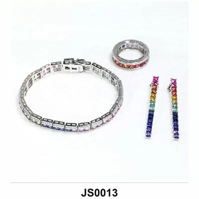 0.75ct Oval Lab Grown Ruby Bracelet in 925 Sterling Silver
