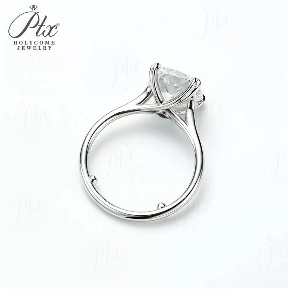 Lab-Grown Diamond 1.0ct–3.0ct Cushion Cut Ring Wholesale IGI — LDRG9894 detail view 5