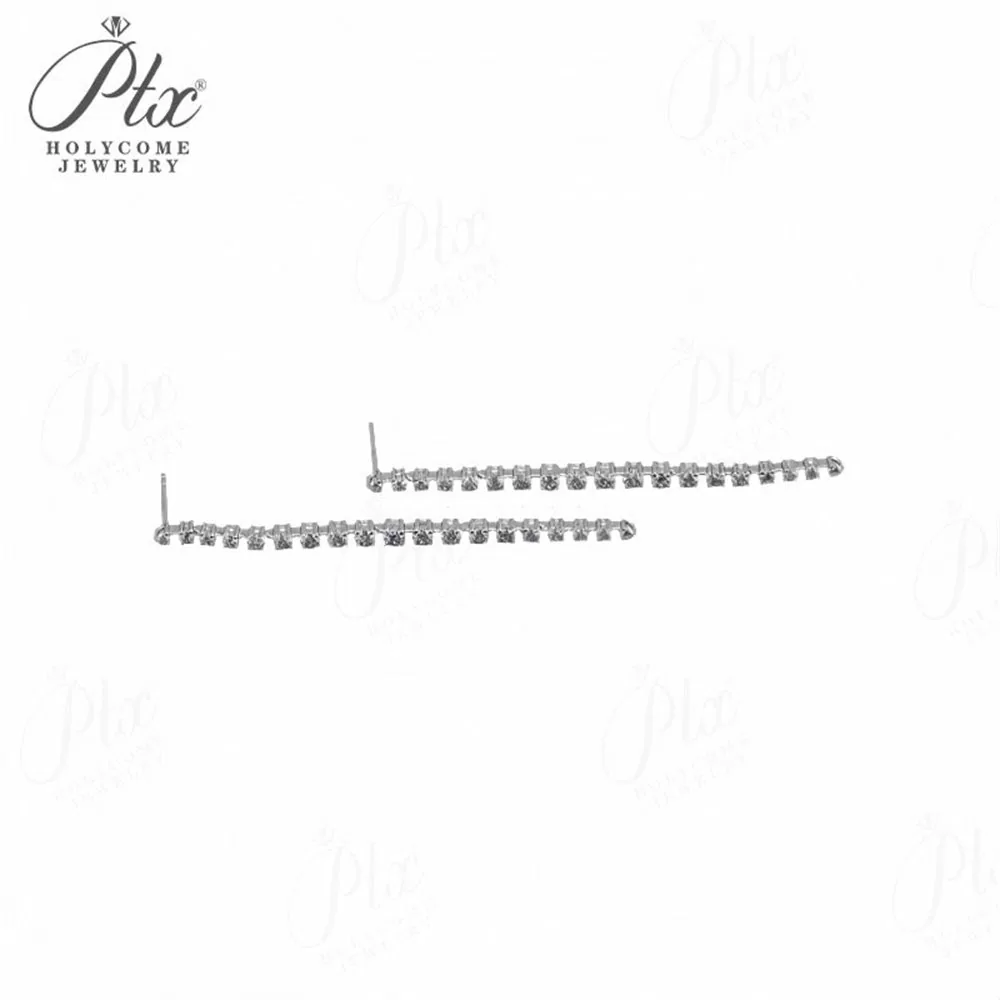 Lab-Grown Diamond Earrings Wholesale 10K Gold VVS IGI detail view 2