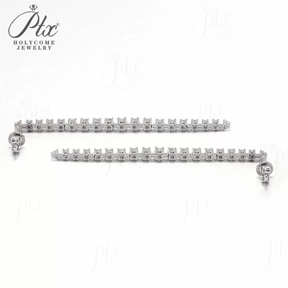 Lab-Grown Diamond Earrings Wholesale 10K Gold VVS IGI detail view 5