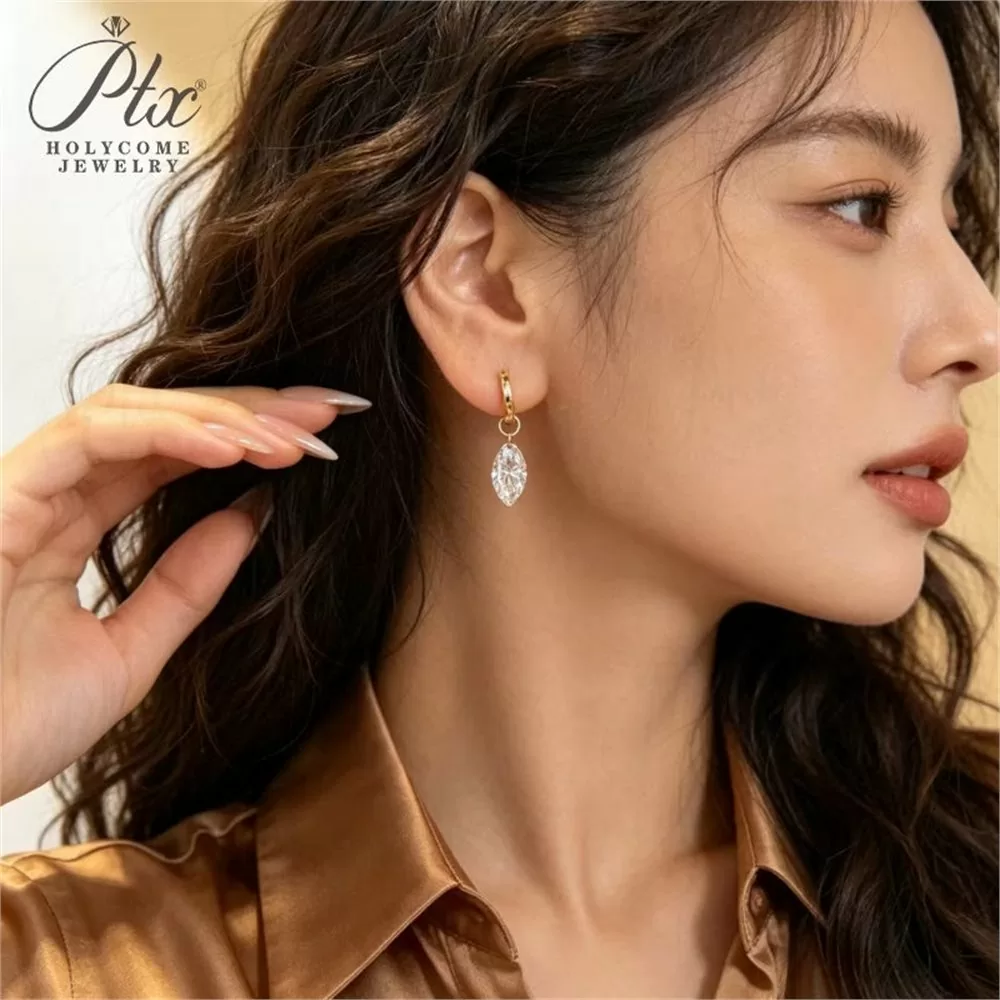 Lab-Grown Diamond Earrings Wholesale S925 Silver IGI detail view 3
