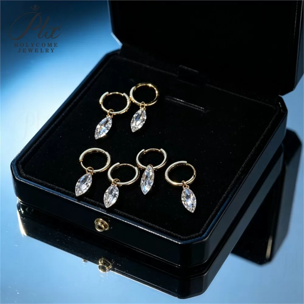 Lab-Grown Diamond Earrings Wholesale S925 Silver IGI detail view 5
