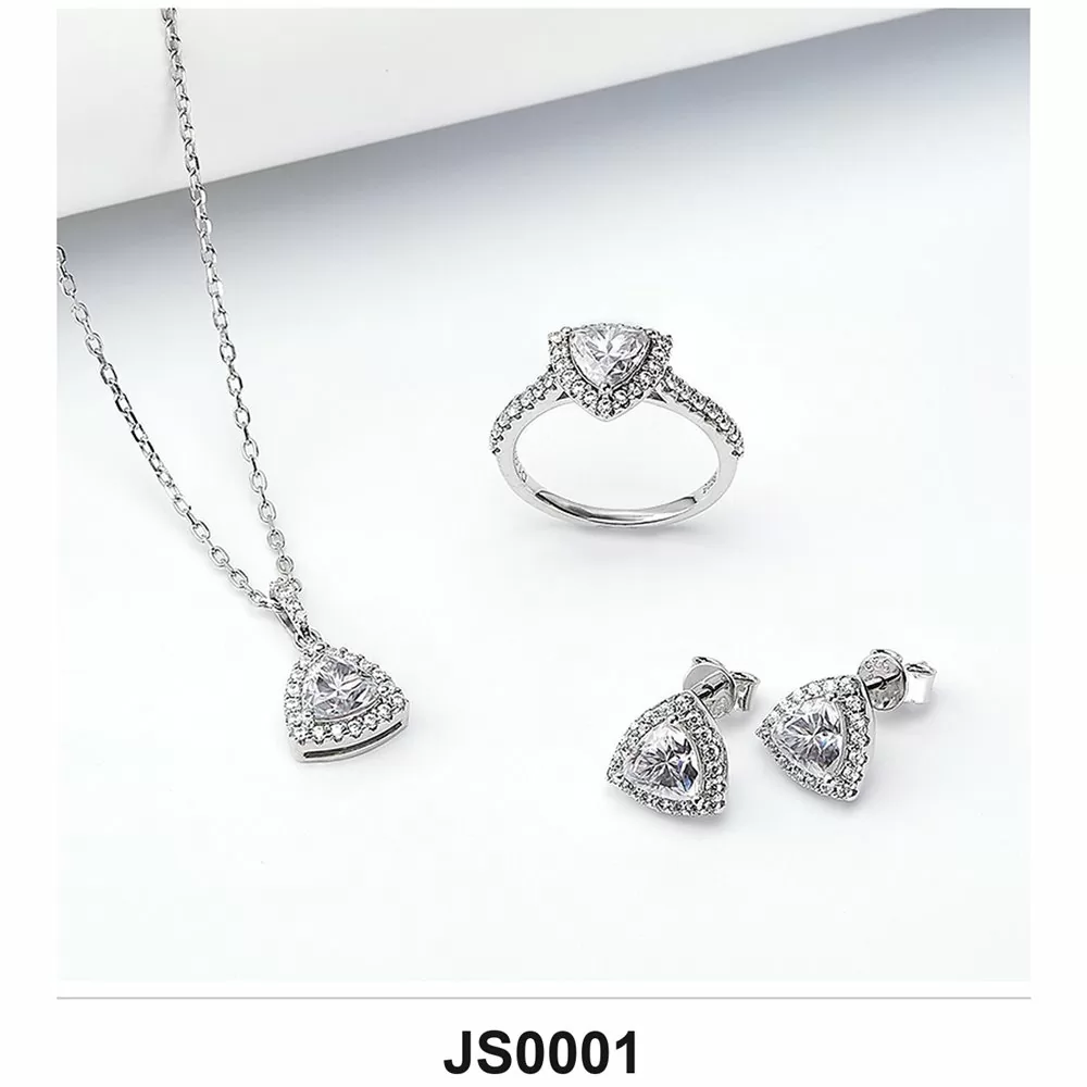 Lab-Grown Diamond Jewelry Set Wholesale S925 Silver IGI