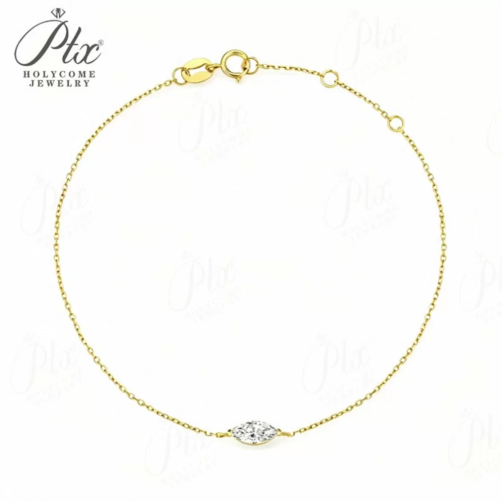 Lab-Grown Diamond 0.3ct Marquise Cut Pendant Necklace Wholesale