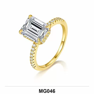 Lab-Grown Diamond Ring Wholesale S925 Silver IGI Model MG046