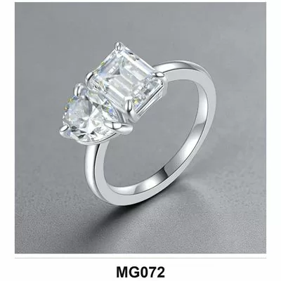 Lab-Grown Diamond Ring Wholesale S925 Silver IGI Model MG072