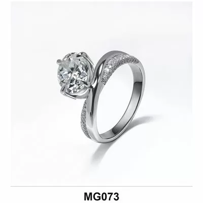 Lab-Grown Diamond Ring Wholesale S925 Silver IGI Model MG073