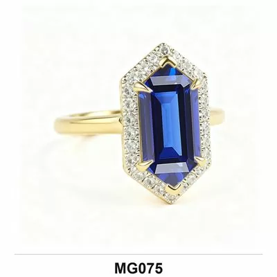 Lab-Grown Diamond Ring Wholesale S925 Silver IGI Model MG075