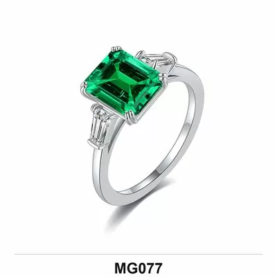 Lab-Grown Diamond Ring Wholesale S925 Silver IGI Model MG077