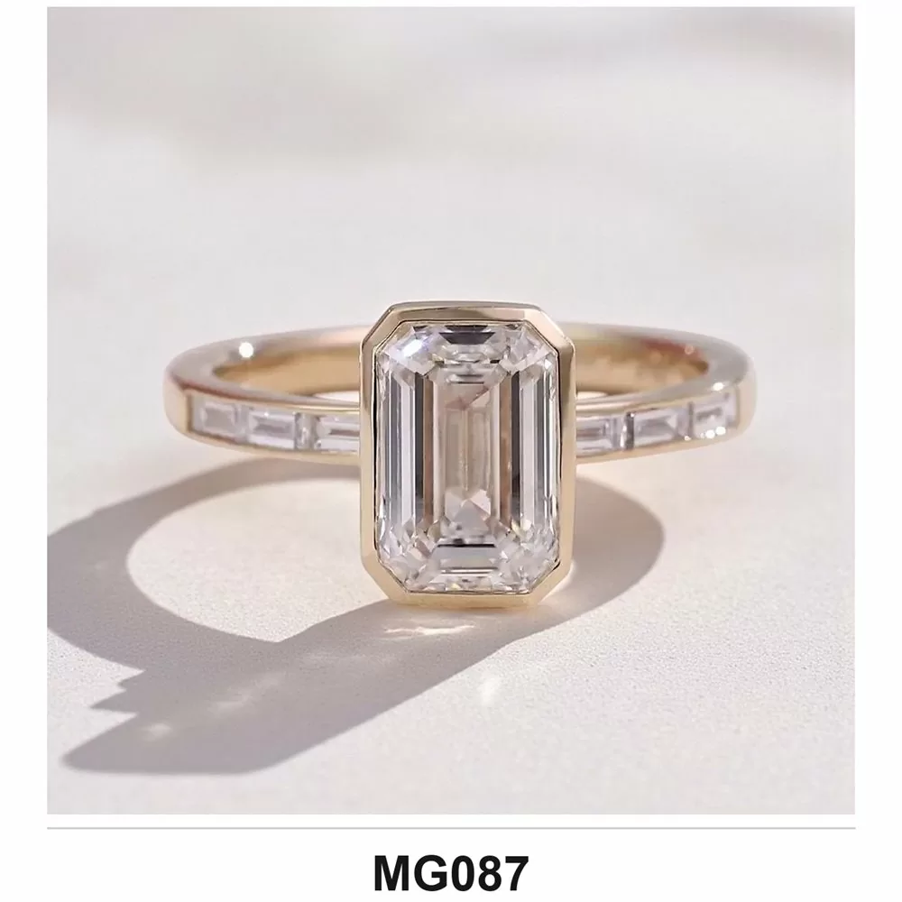 Lab-Grown Diamond Ring Wholesale S925 Silver IGI Model MG087
