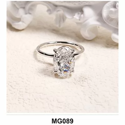 Lab-Grown Diamond Ring Wholesale S925 Silver IGI Model MG089