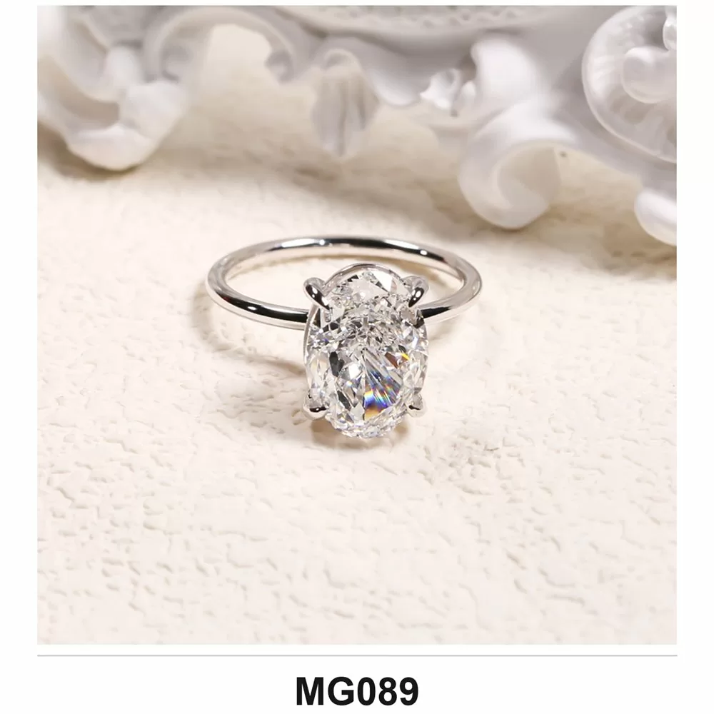 Lab-Grown Diamond Ring Wholesale S925 Silver IGI Model MG089