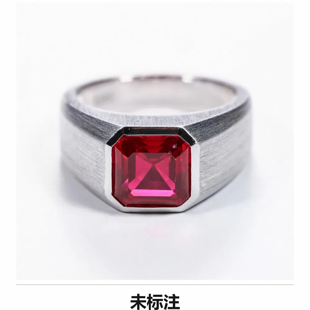Lab-Grown Diamond Ring Wholesale S925 Silver IGI Model 男戒