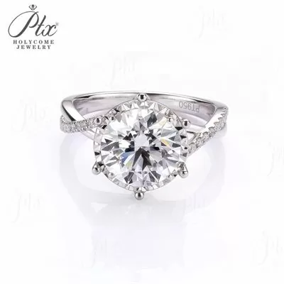 Lab-Grown Diamond 1.0ct–3.0ct Round Cut Ring Wholesale IGI