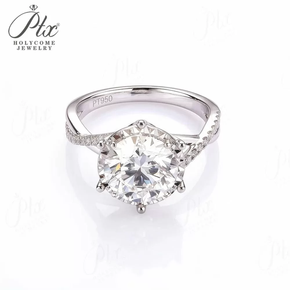 Lab-Grown Diamond 1.0ct–3.0ct Round Cut Ring Wholesale IGI detail view 3