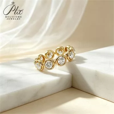 Lab-Grown Diamond Round Cut Ring Wholesale S925 Silver IGI