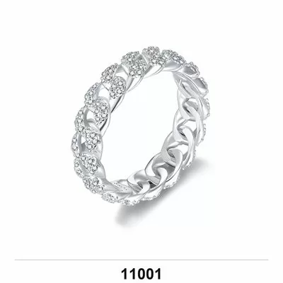 Moissanite 0.5ct–3.0ct Ring Wholesale S925 Silver VVS1 GRA Model 11001