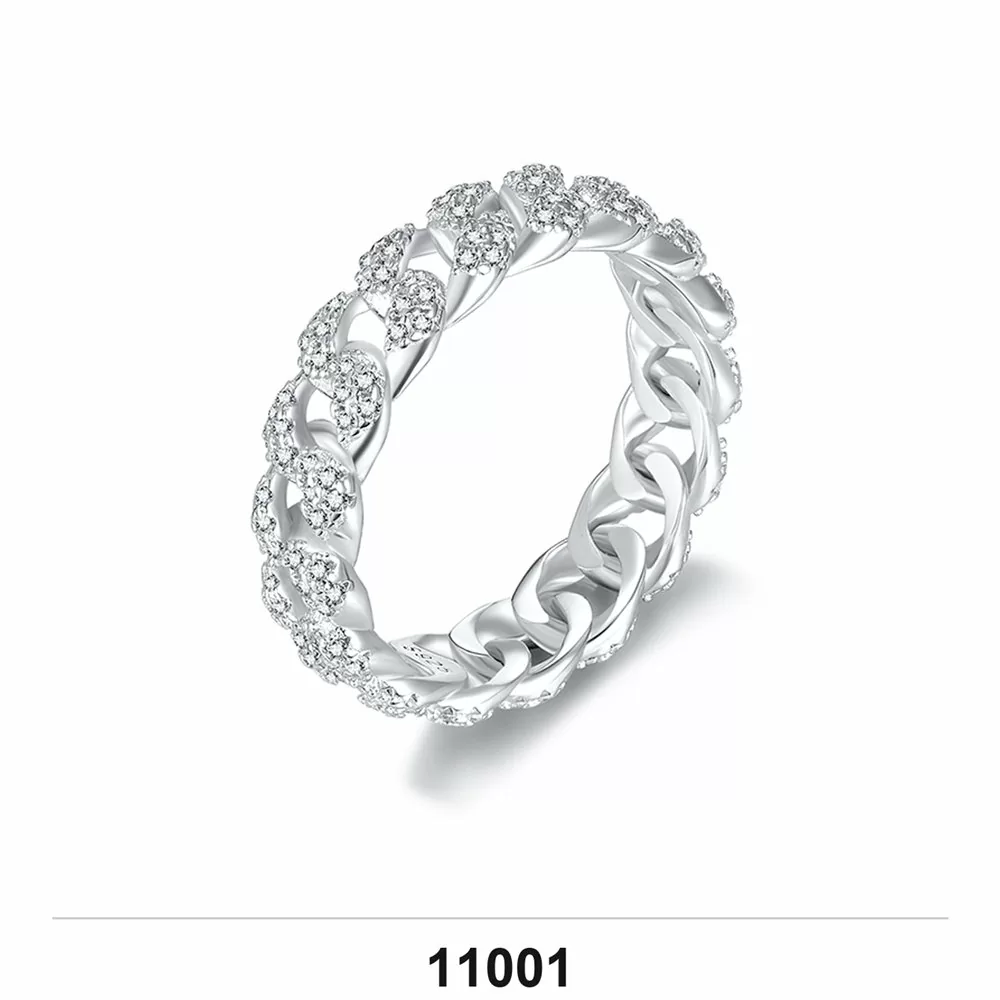 Moissanite 0.5ct–3.0ct Ring Wholesale S925 Silver VVS1 GRA Model 11001