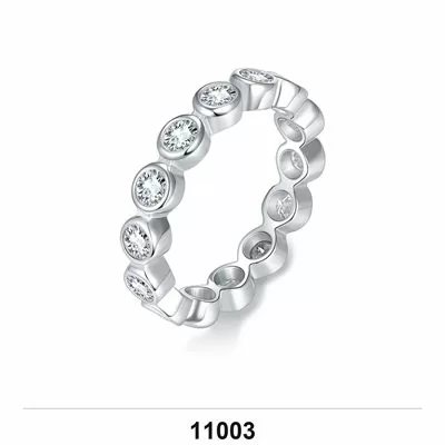 Moissanite 0.5ct–3.0ct Ring Wholesale S925 Silver VVS1 GRA Model 11003