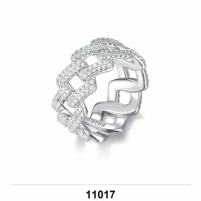 Moissanite 0.5ct–3.0ct Ring Wholesale S925 Silver VVS1 GRA Model 11017