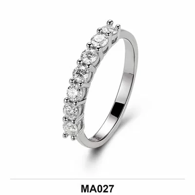 Moissanite 0.5ct–3.0ct Ring Wholesale S925 Silver VVS1 GRA Model MA027