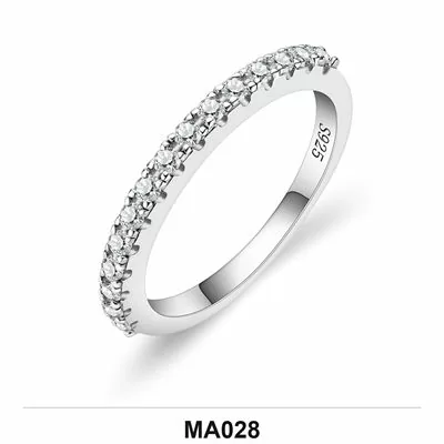Moissanite 0.5ct–3.0ct Ring Wholesale S925 Silver VVS1 GRA Model MA028