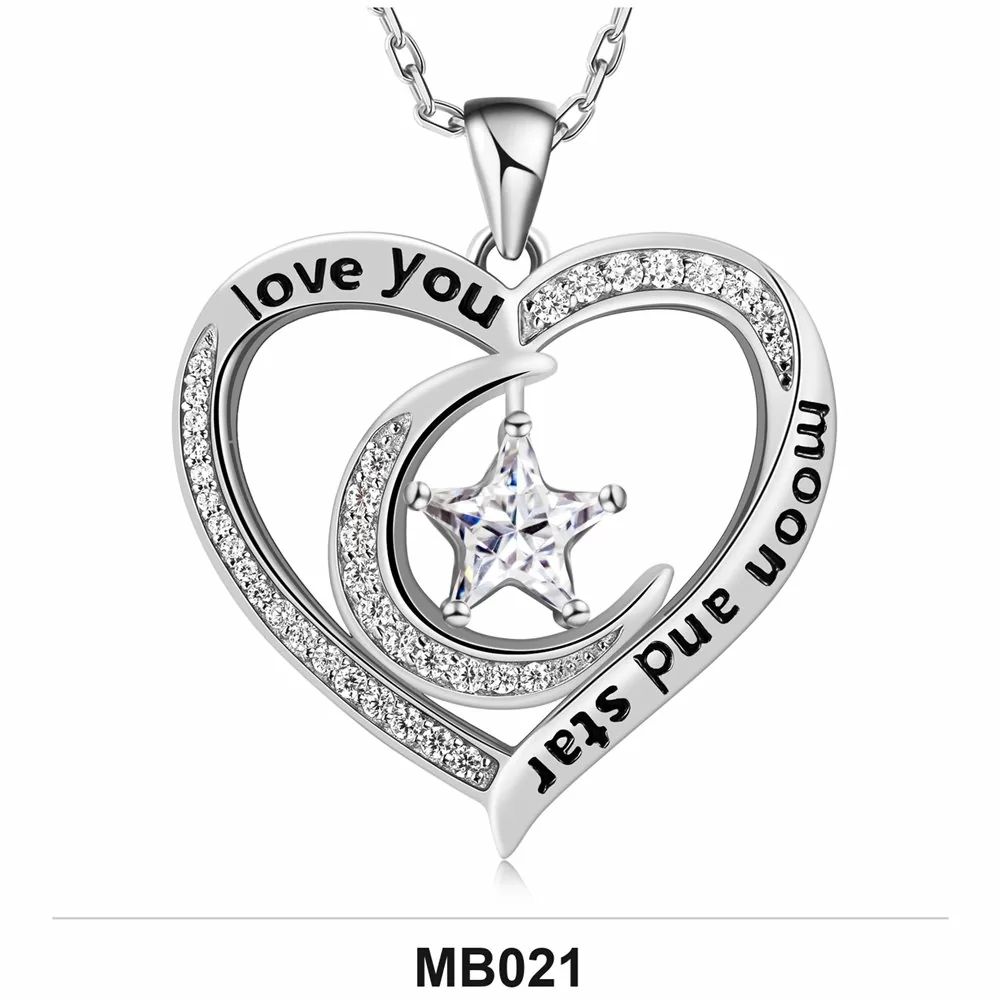 Moissanite 1.0ct–3.0ct Necklace Wholesale S925 Silver VVS1 GRA — MB021 detail view 2