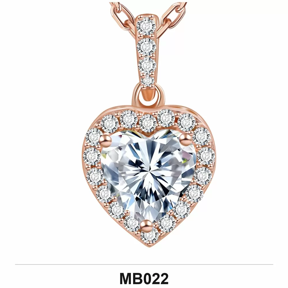 Moissanite 1.0ct–3.0ct Necklace Wholesale S925 Silver VVS1 GRA — MB022