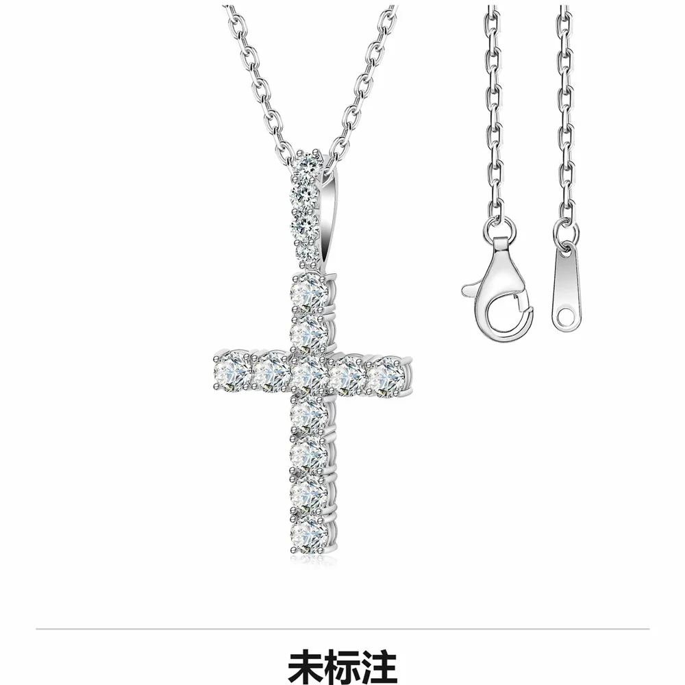 Moissanite 1.0ct–3.0ct Necklace Wholesale S925 Silver VVS1 GRA Model 项链 detail view 6