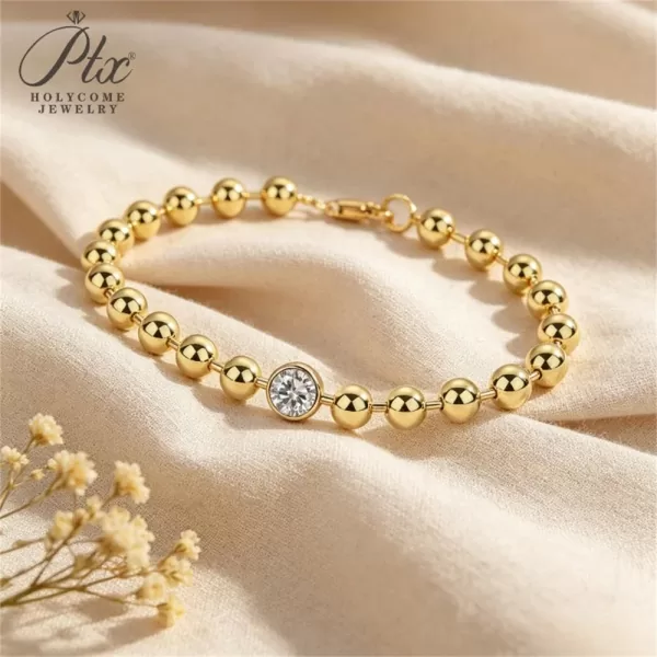Moissanite 1.0ct Bracelet Wholesale S925 Silver VVS1 GRA Model MOBR4741