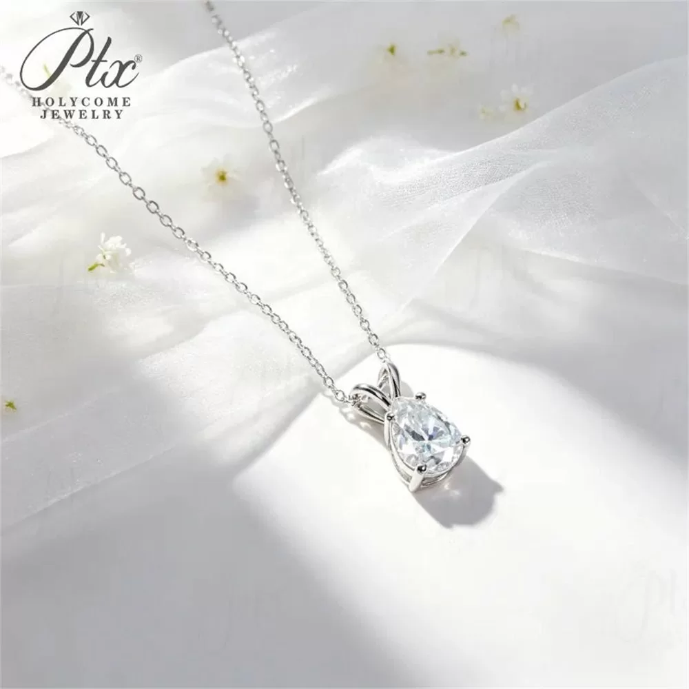 Moissanite 2.0ct–5.0ct Necklace Wholesale S925 Silver VVS1 GRA detail view 2
