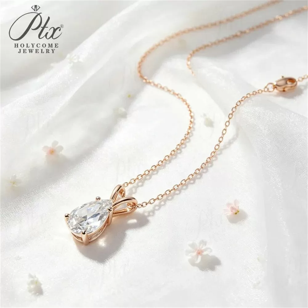 Moissanite 2.0ct–5.0ct Necklace Wholesale S925 Silver VVS1 GRA detail view 3