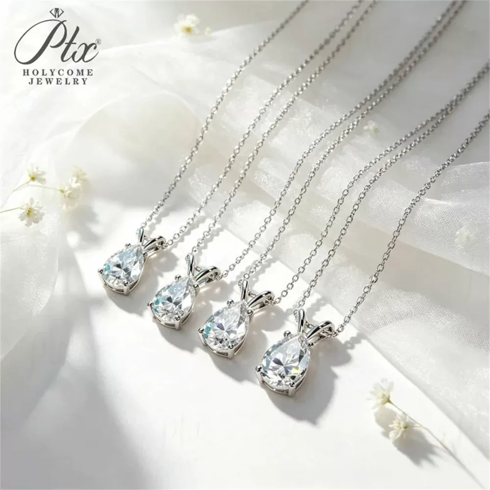 Moissanite 2.0ct–5.0ct Necklace Wholesale S925 Silver VVS1 GRA detail view 6