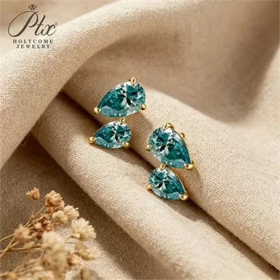 Moissanite 3.0ct Earrings Wholesale S925 Silver VVS1 GRA Model MOER4913