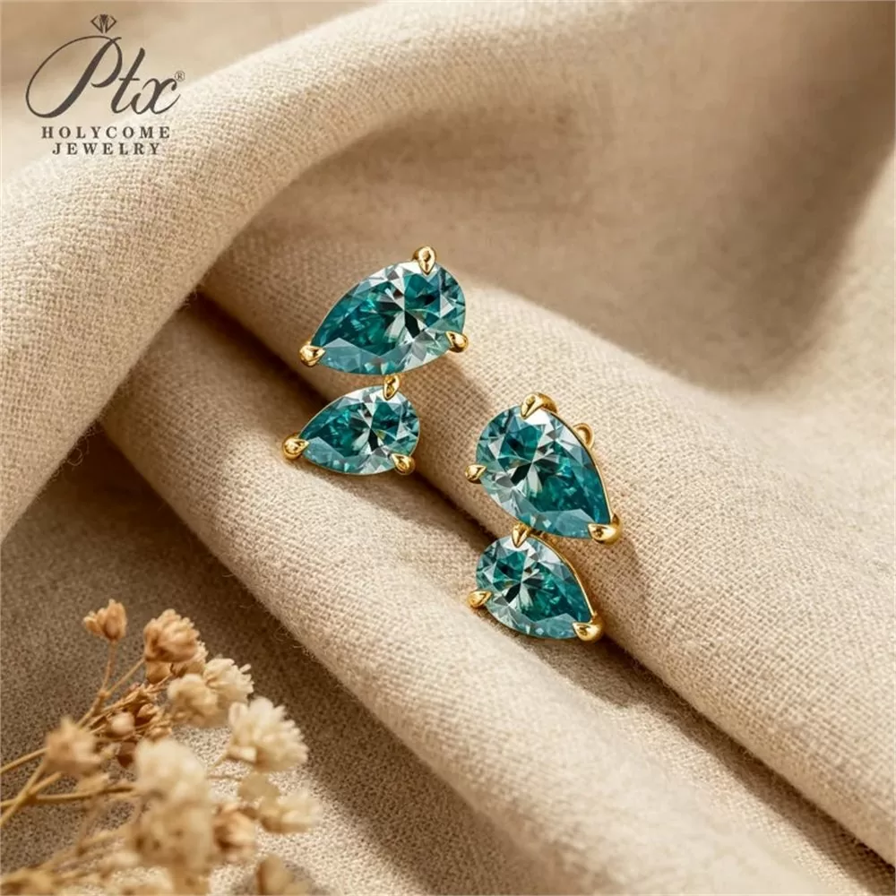 Moissanite 3.0ct Earrings Wholesale S925 Silver VVS1 GRA Model MOER4913