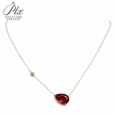 Moissanite 5.0ct Necklace Wholesale S925 Silver IF GRA