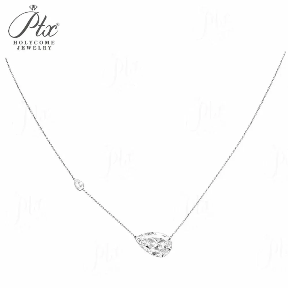 Moissanite 5.0ct Necklace Wholesale S925 Silver IF GRA detail view 3