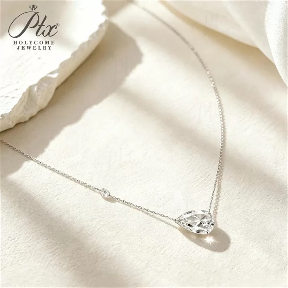 Moissanite 5.0ct Necklace Wholesale S925 Silver IF GRA detail view 5