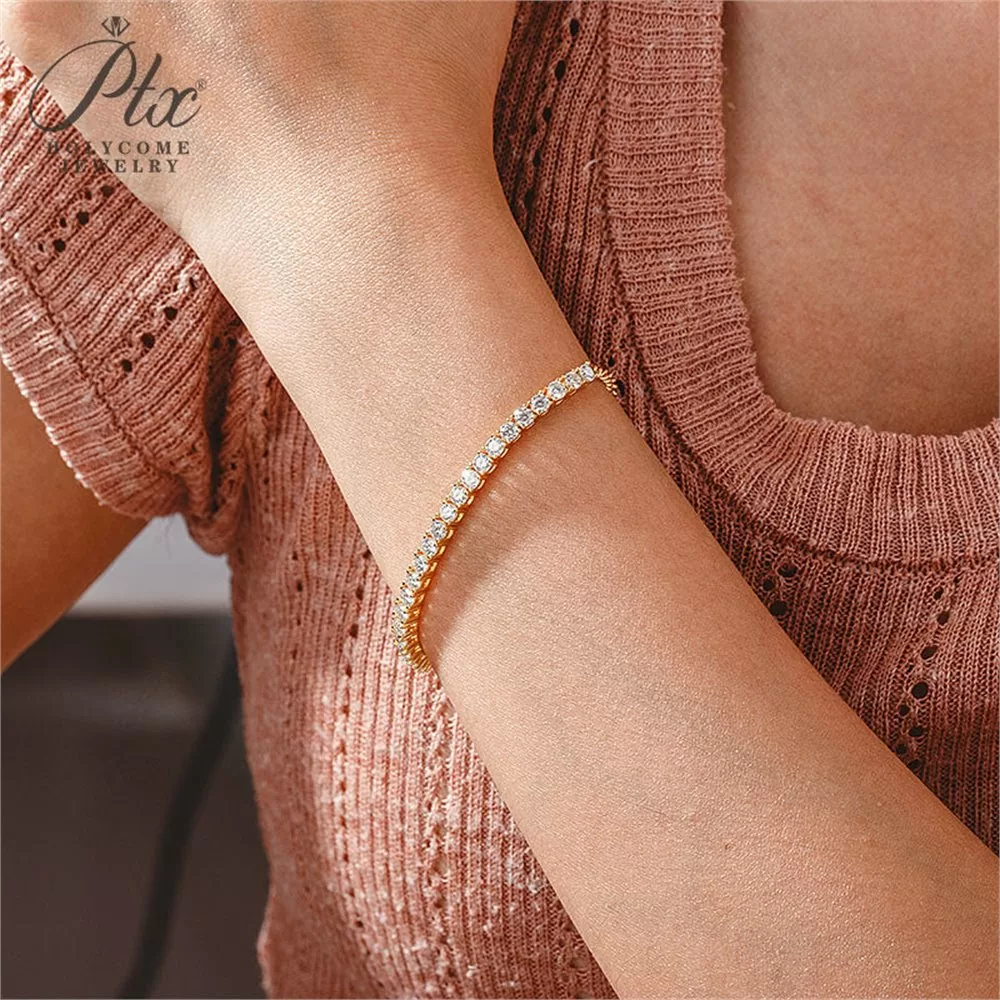 Moissanite Bracelet Wholesale S925 Silver VVS1 GRA Model MOBR8729 detail view 5