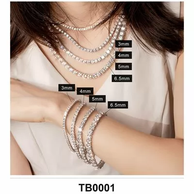 Moissanite Bracelet Wholesale S925 Silver GRA