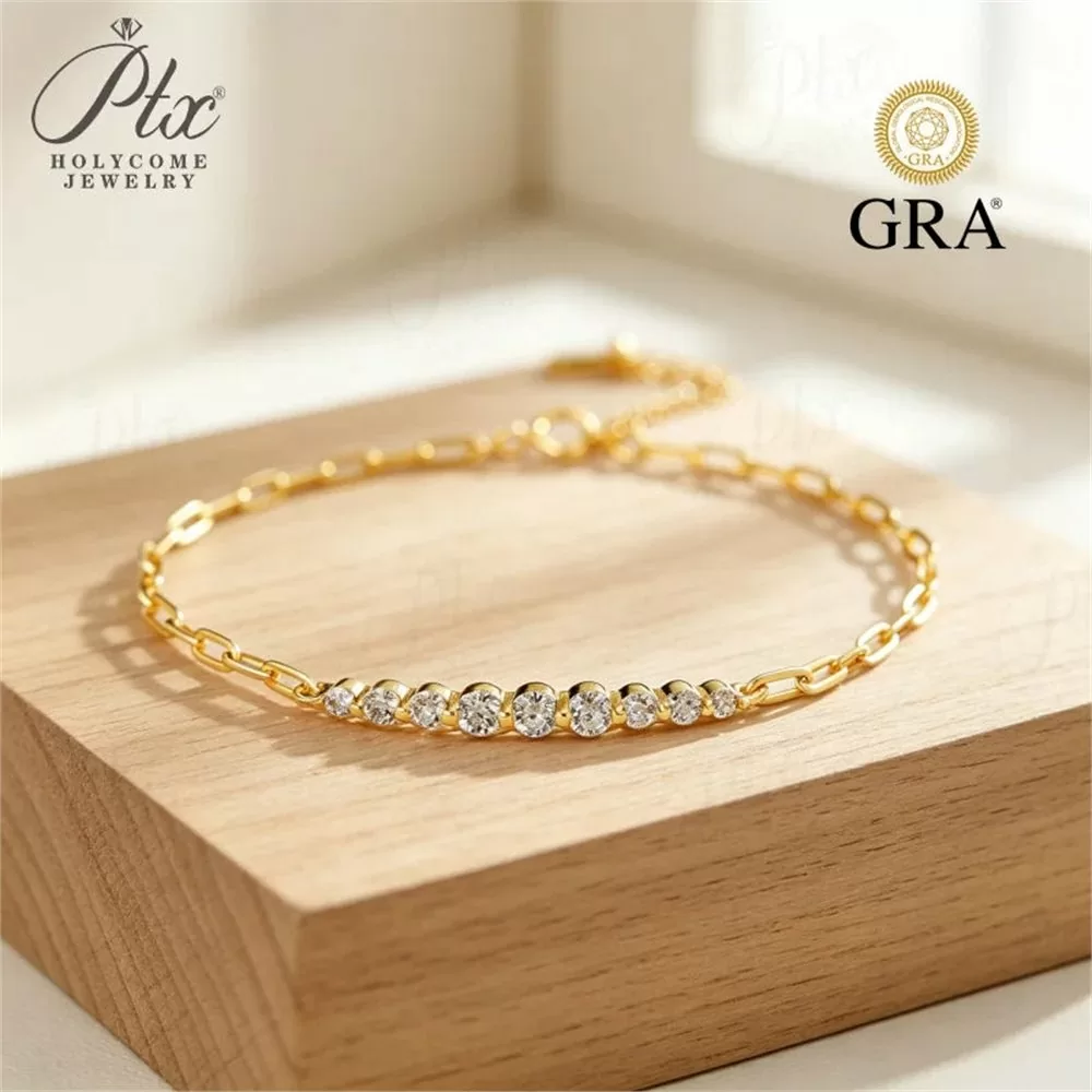 Moissanite Bracelet Wholesale S925 Silver VVS1 GRA