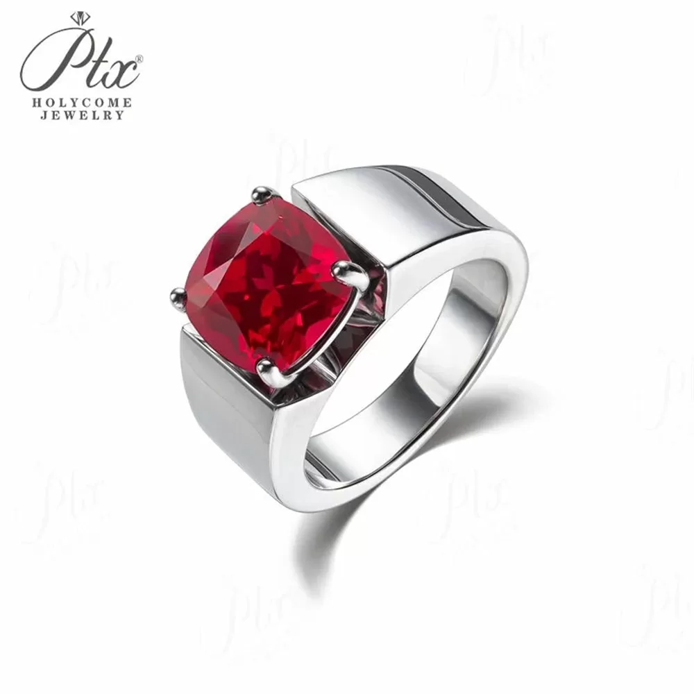 Moissanite Cushion Cut Ring Wholesale S925 Silver GRA detail view 6