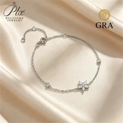 Moissanite 0.5ct Marquise Cut Bracelet Wholesale S925 Silver