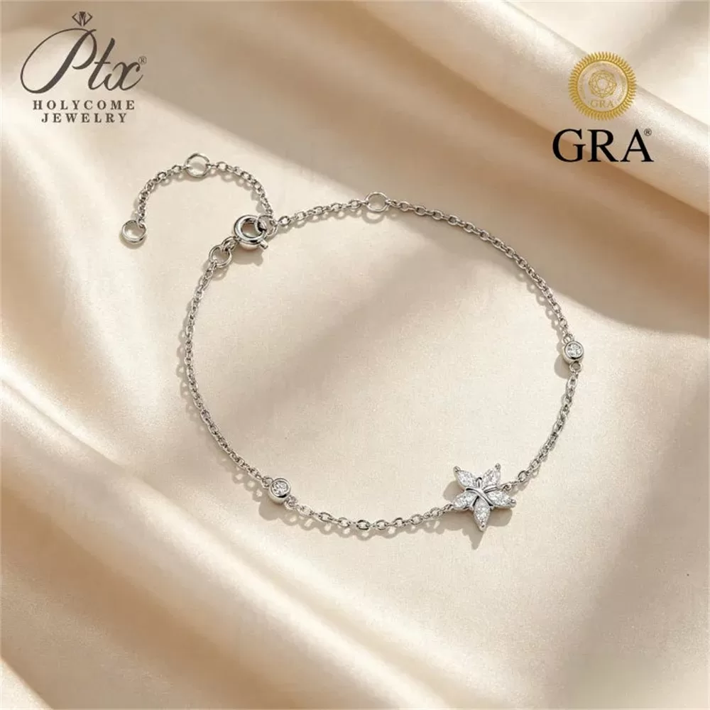 Moissanite 0.5ct Marquise Cut Bracelet Wholesale S925 Silver