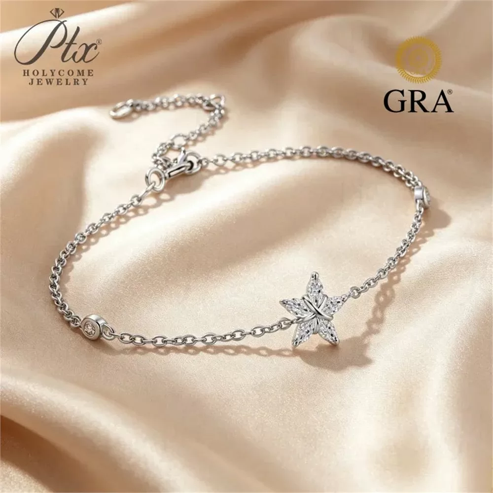 Moissanite 0.5ct Marquise Cut Bracelet Wholesale S925 Silver detail view 6
