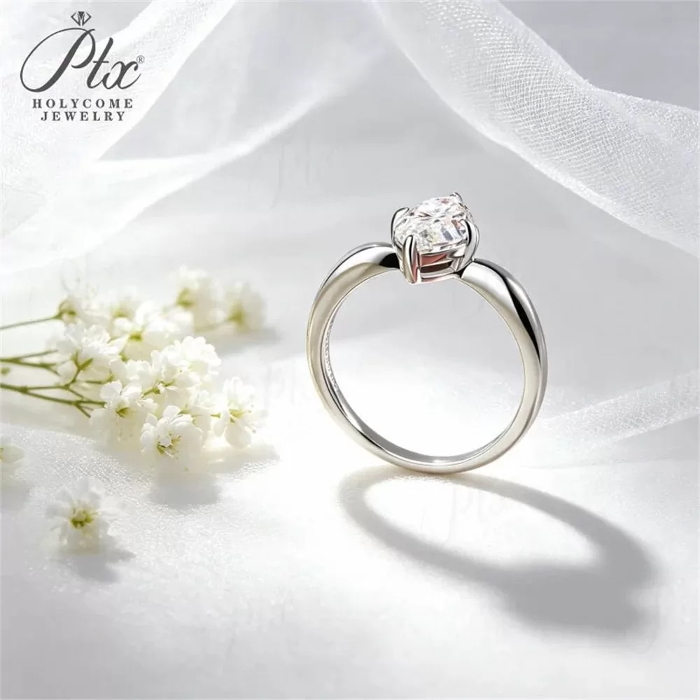 Moissanite 1.0ct–3.0ct Marquise Cut Ring Wholesale S925 Silver detail view 6