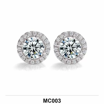 Moissanite Ring Wholesale S925 Silver VVS1 GRA Model MC003