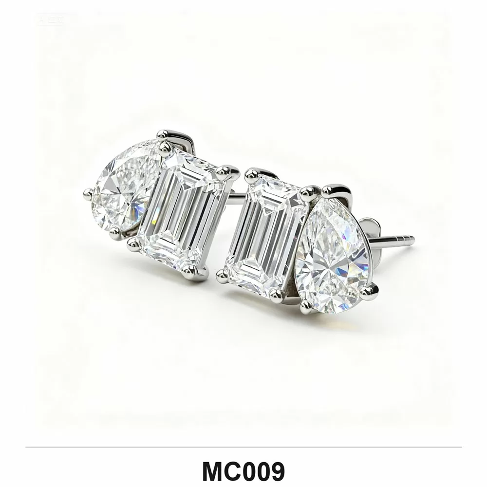 Moissanite Ring Wholesale S925 Silver VVS1 GRA Model MC009 detail view 2