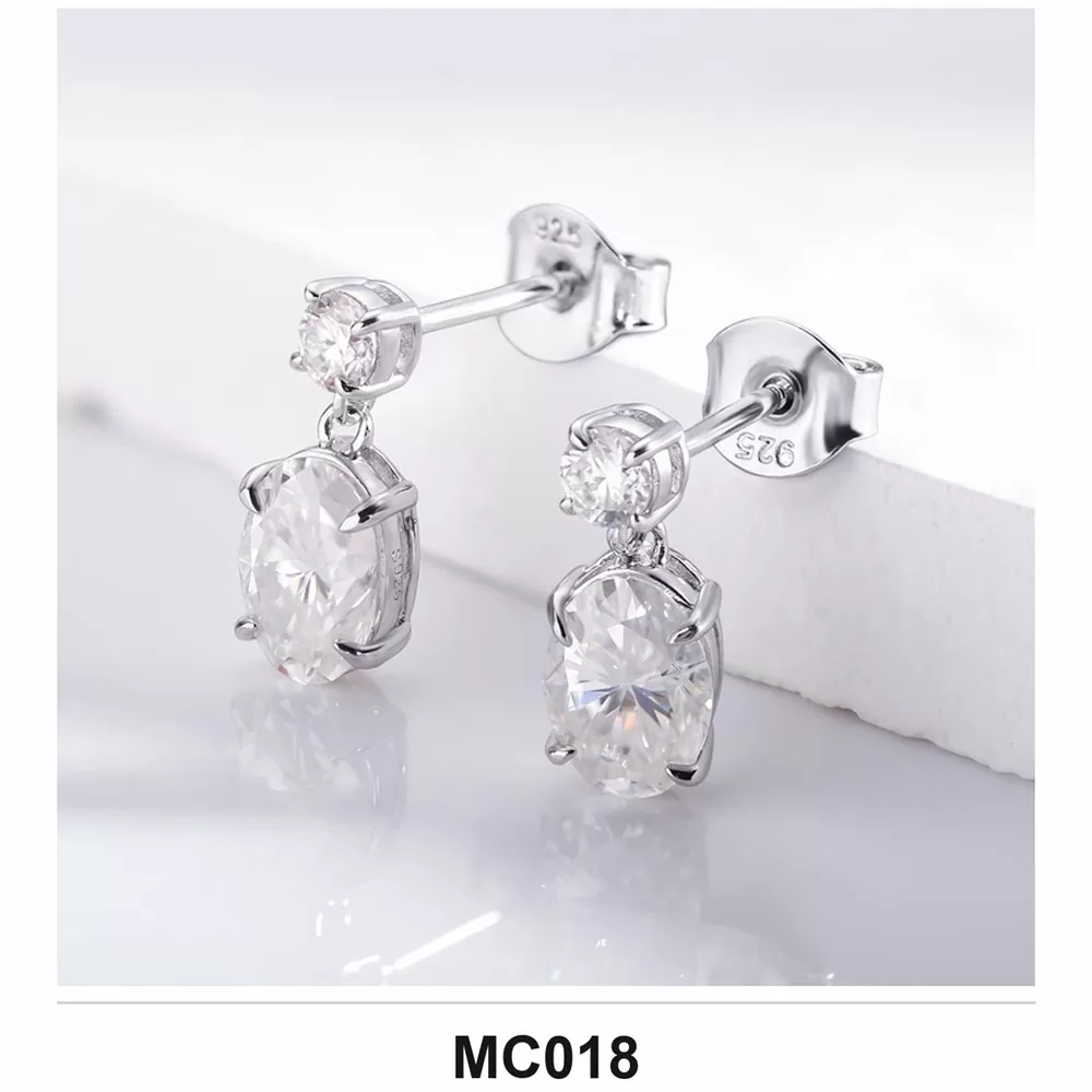 Moissanite Ring Wholesale S925 Silver VVS1 GRA Model MC018 detail view 2