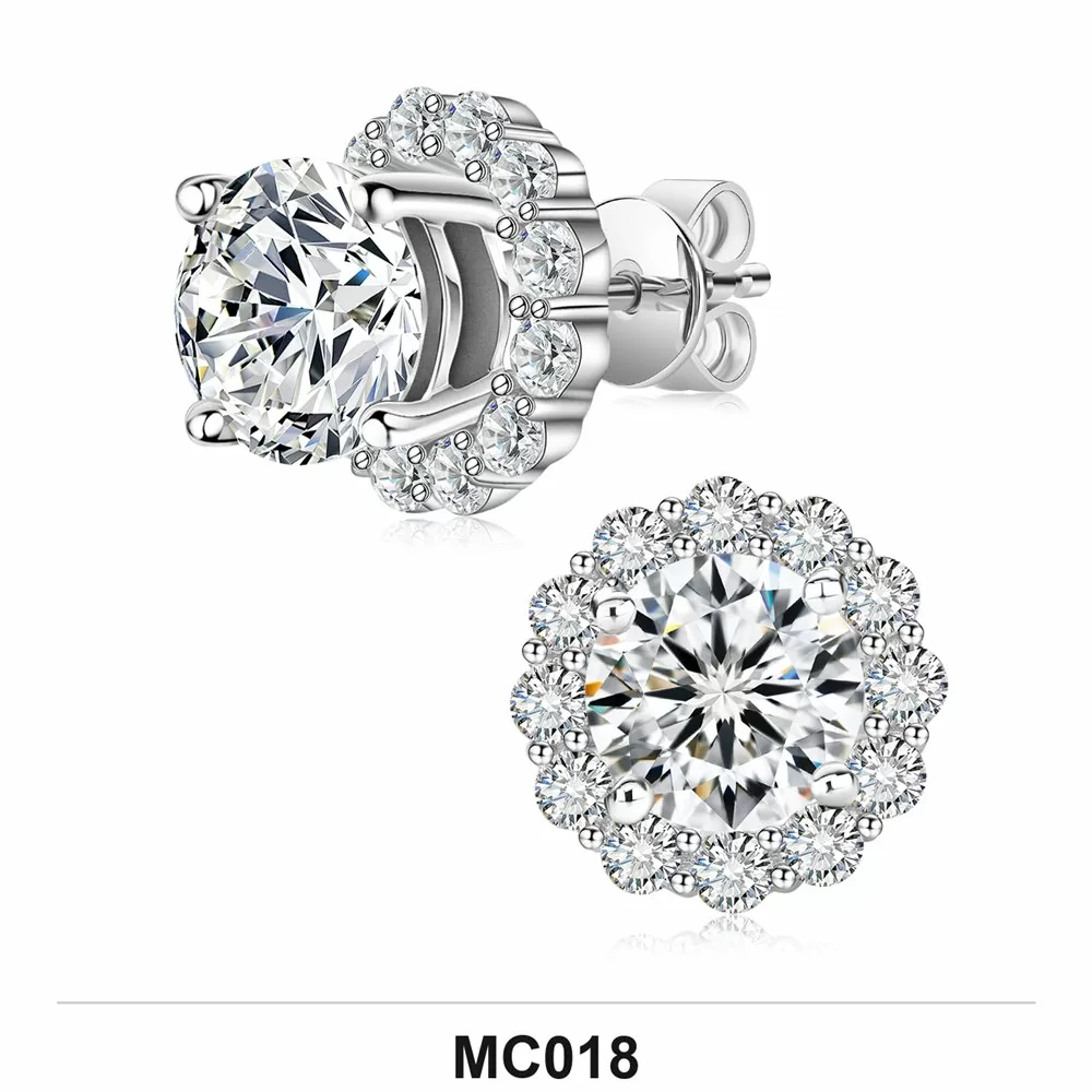 Moissanite Ring Wholesale S925 Silver VVS1 GRA Model MC018 detail view 3